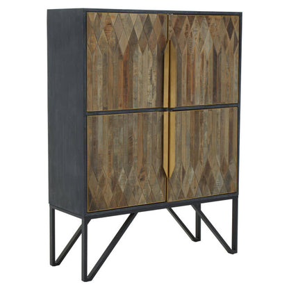Zarina Textured Wooden Cabinet