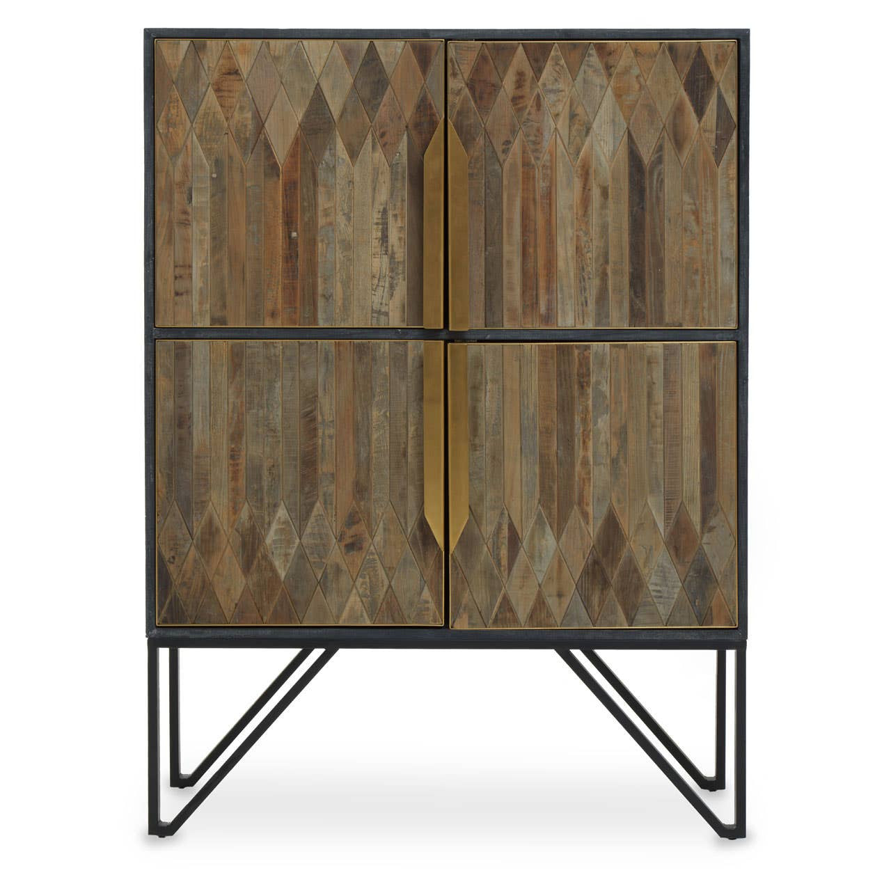 Zarina Textured Wooden Cabinet