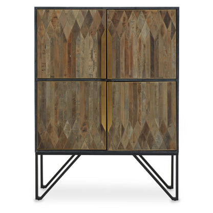 Zarina Textured Wooden Cabinet
