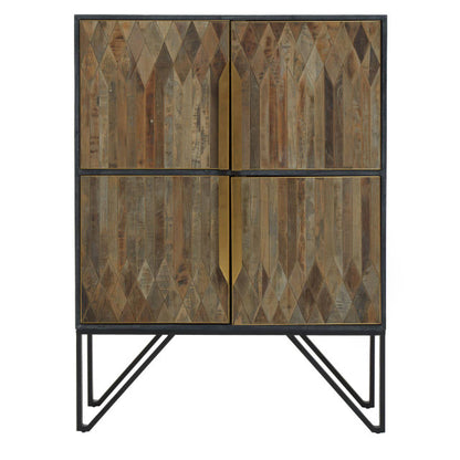 Zarina Textured Wooden Cabinet