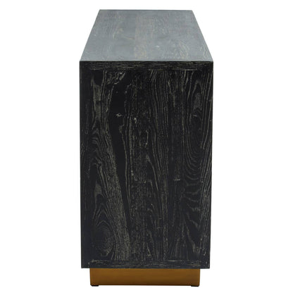 Roselle Four Door Recycled Elm Wood Sideboard
