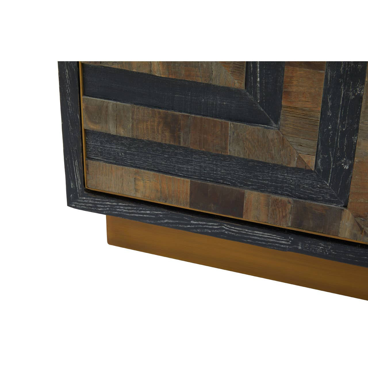 Roselle Four Door Recycled Elm Wood Sideboard