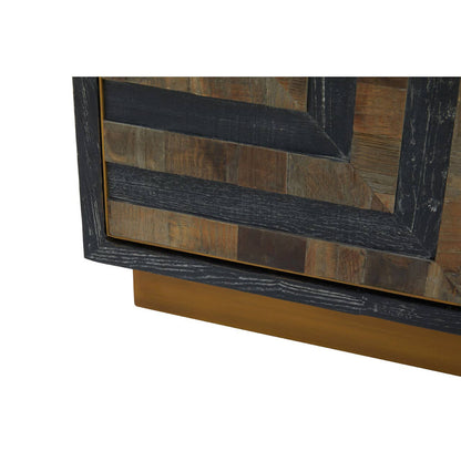 Roselle Four Door Recycled Elm Wood Sideboard