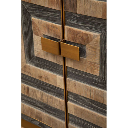Roselle Two Door Recycled Elm Wood Sideboard