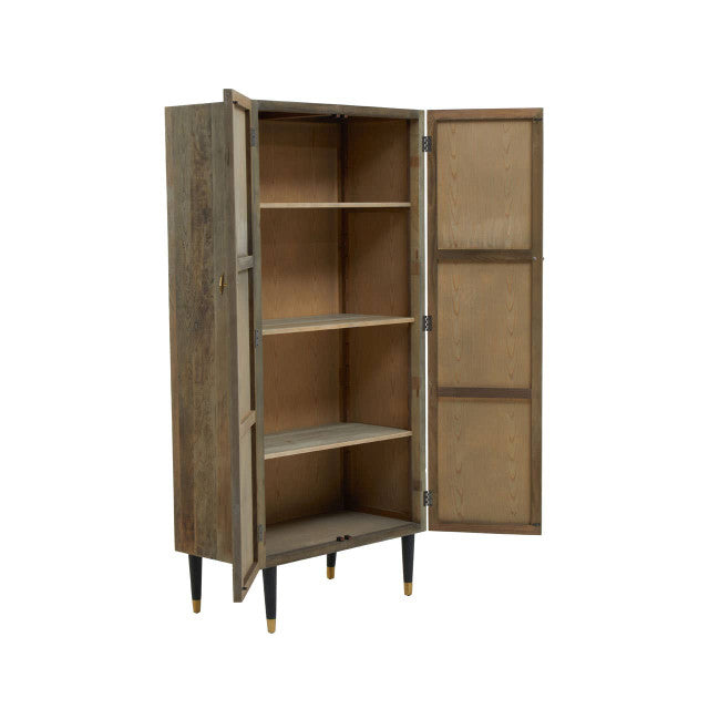 Malay Recycled Elm Wood Tall Cabinet