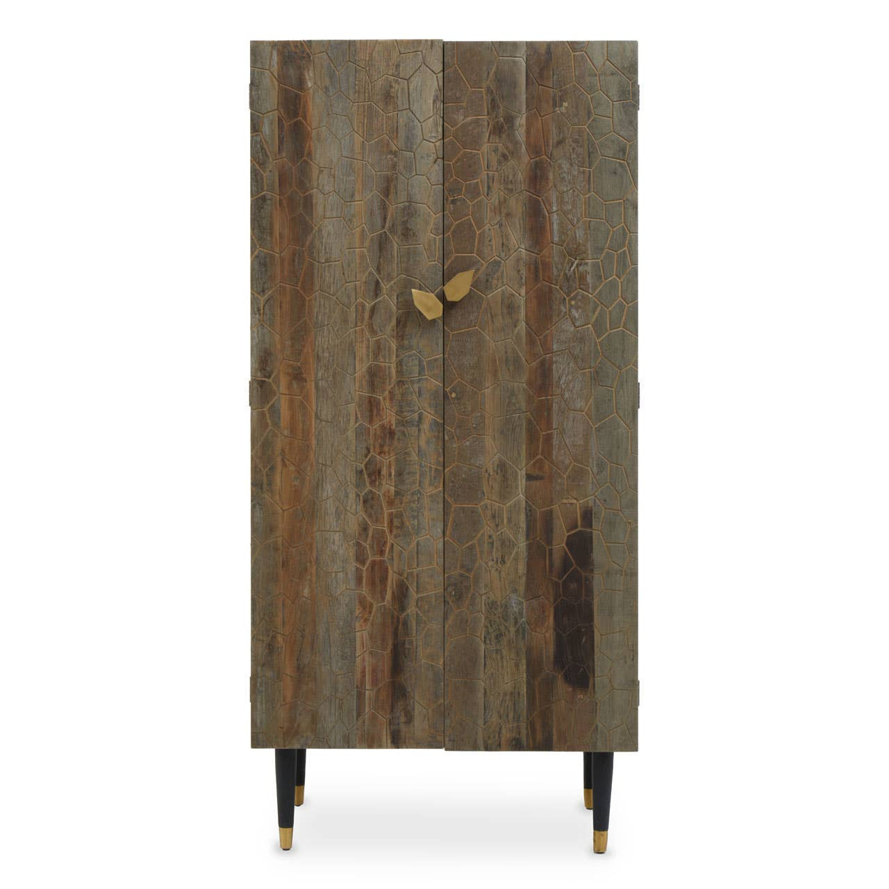 Malay Recycled Elm Wood Tall Cabinet