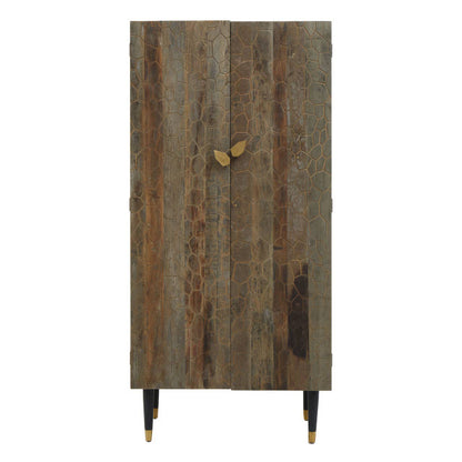 Malay Recycled Elm Wood Tall Cabinet