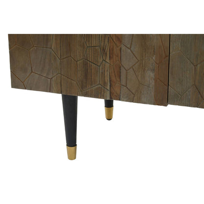 Malay Recycled Elm Wood 4 Door Sideboard