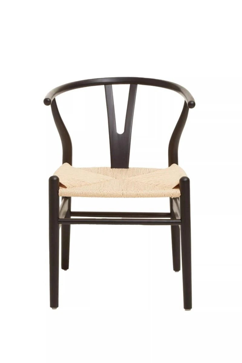Lyon Wishbone Matte Black Chair