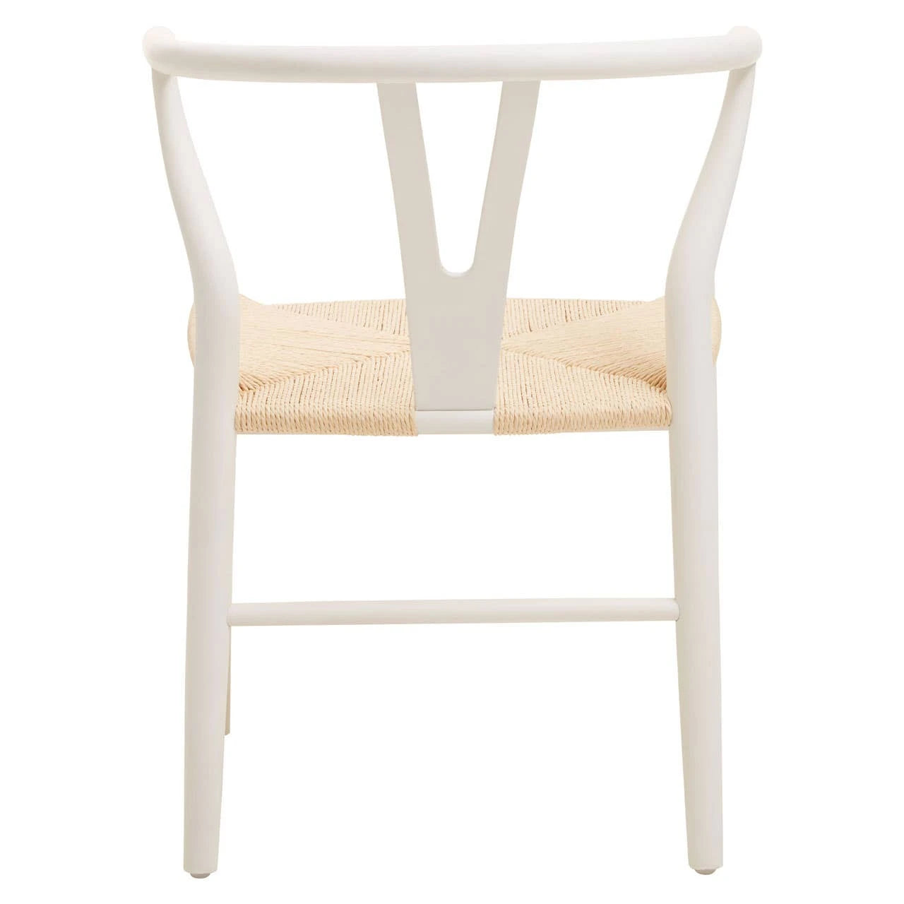 Lyon Wishbone Antique White Chair