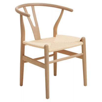 Lyon Wishbone Beech Wood Chair