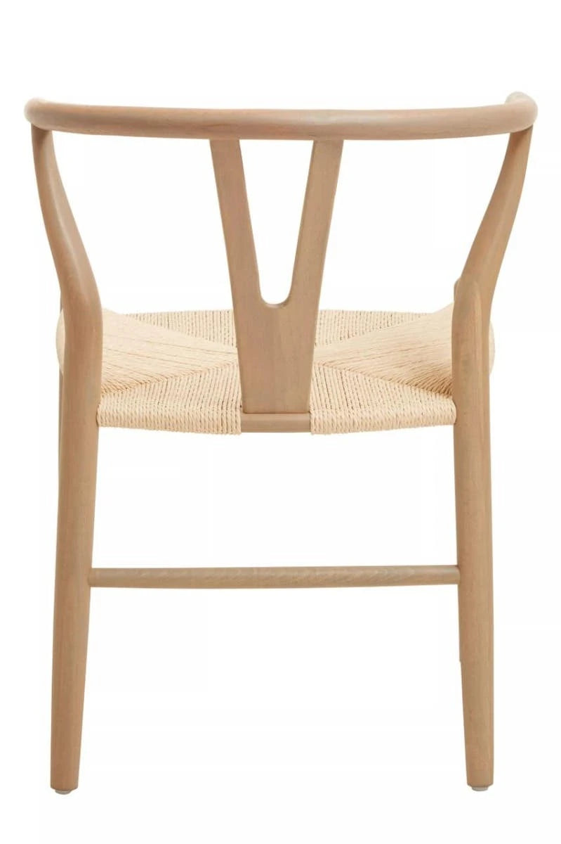 Lyon Wishbone Beech Wood Chair