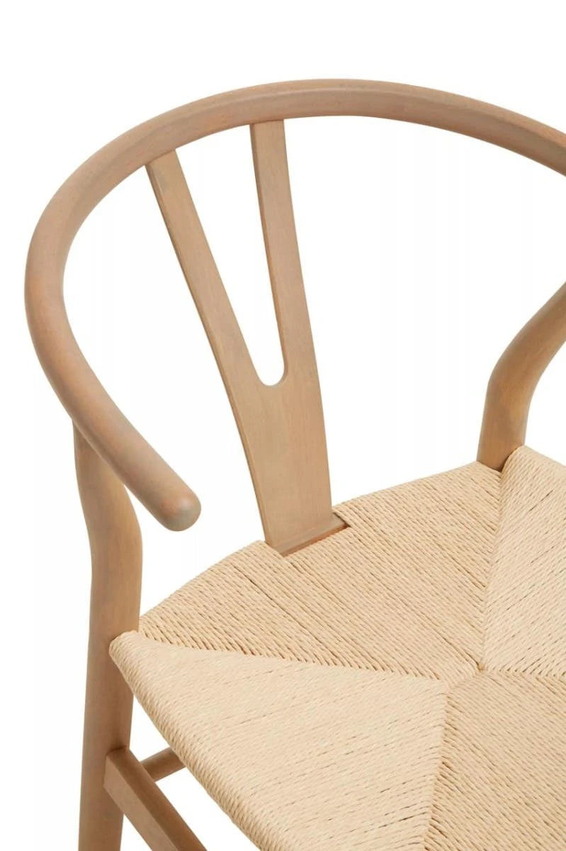 Lyon Wishbone Beech Wood Chair