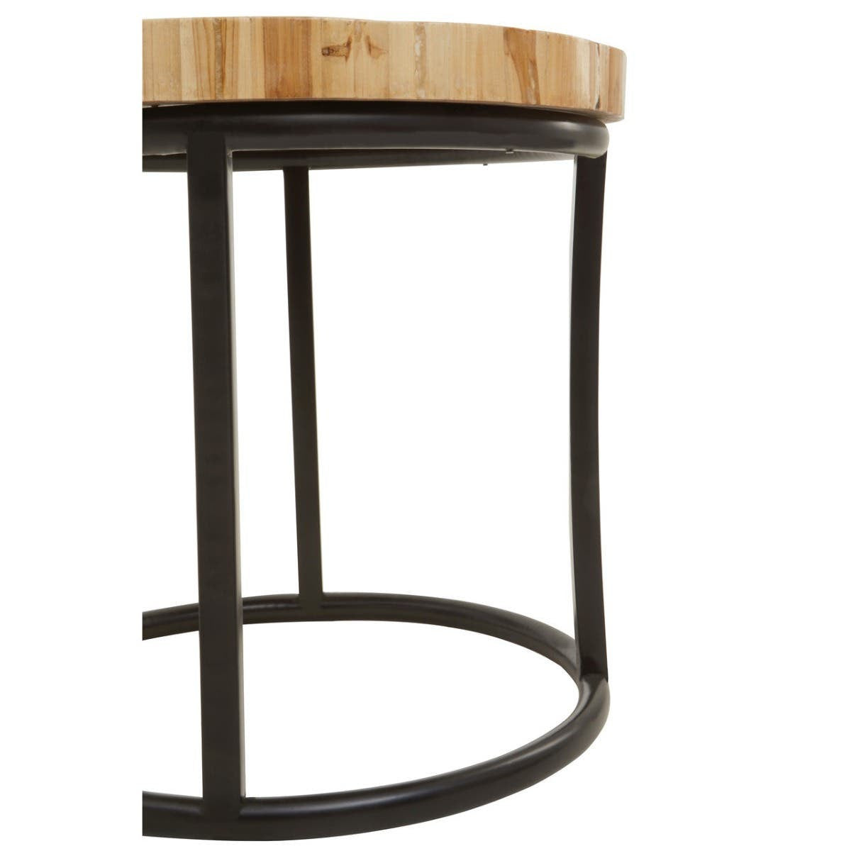 Malang Round Mosaic Teak Wood Coffee Table