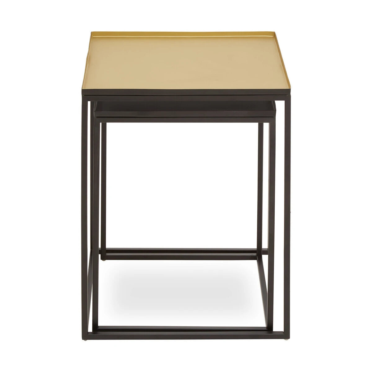 Rabia Gold And Silver Nest Of 2 Tables