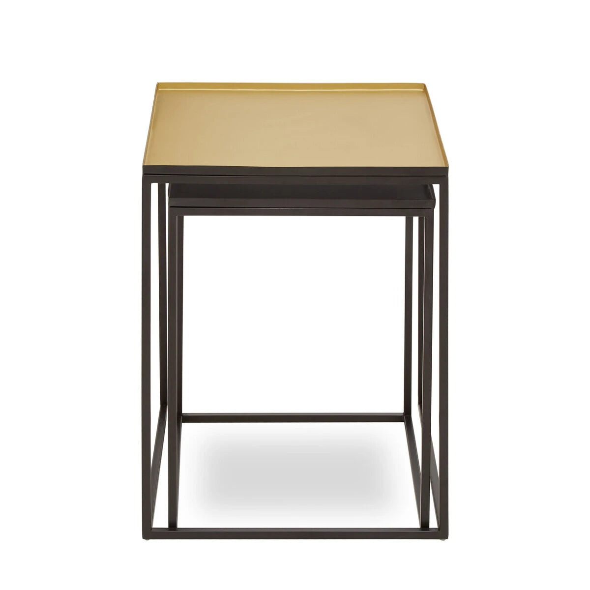 Rabia Gold And Silver Nest Of 2 Tables