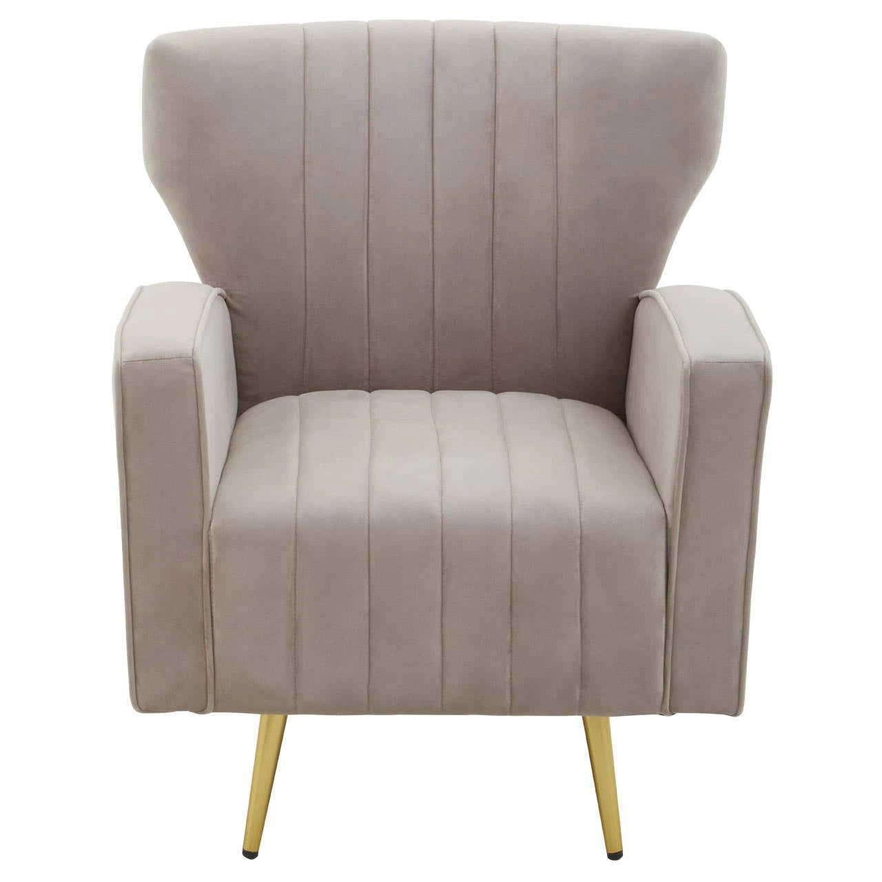 Hayley Mink Velvet Armchair