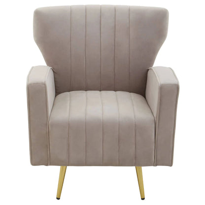 Hayley Mink Velvet Armchair