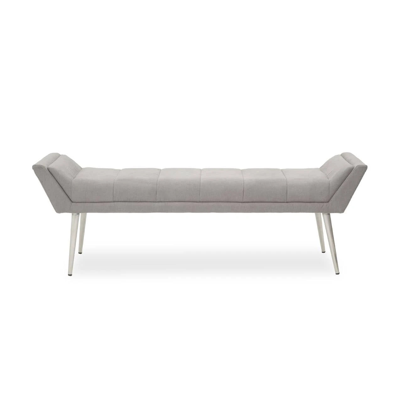 Gilden Grey Bench With Angular Base