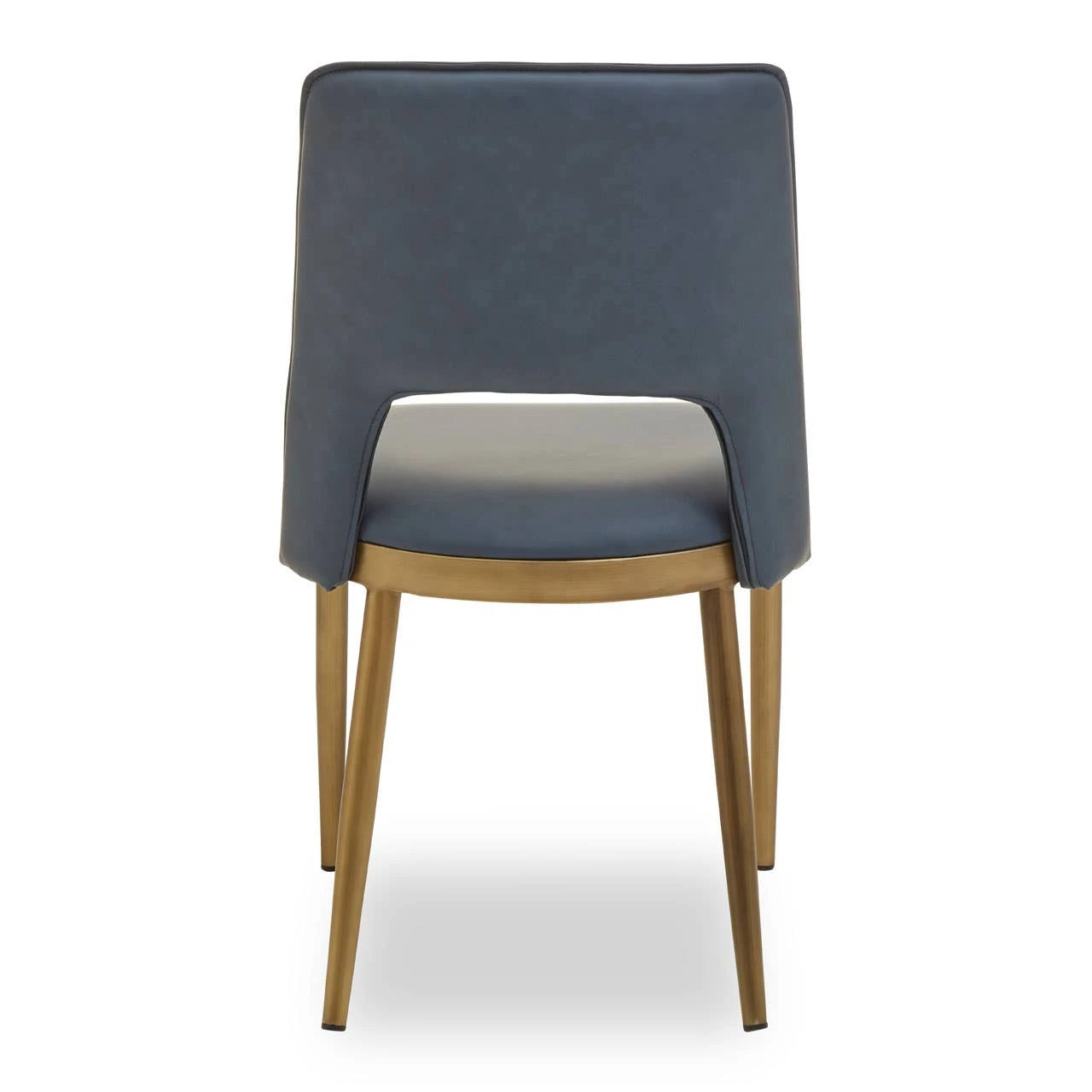 Gilden Blue Leather Effect Dining Chair