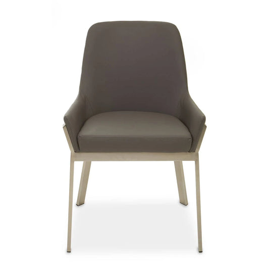 Gilden Grey Faux Leather Dining Chair