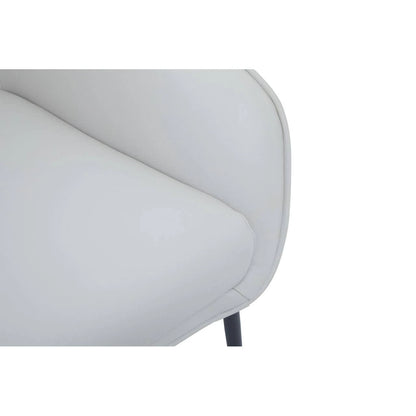 Kaiko Stone Faux Leather Armchair And Footstool