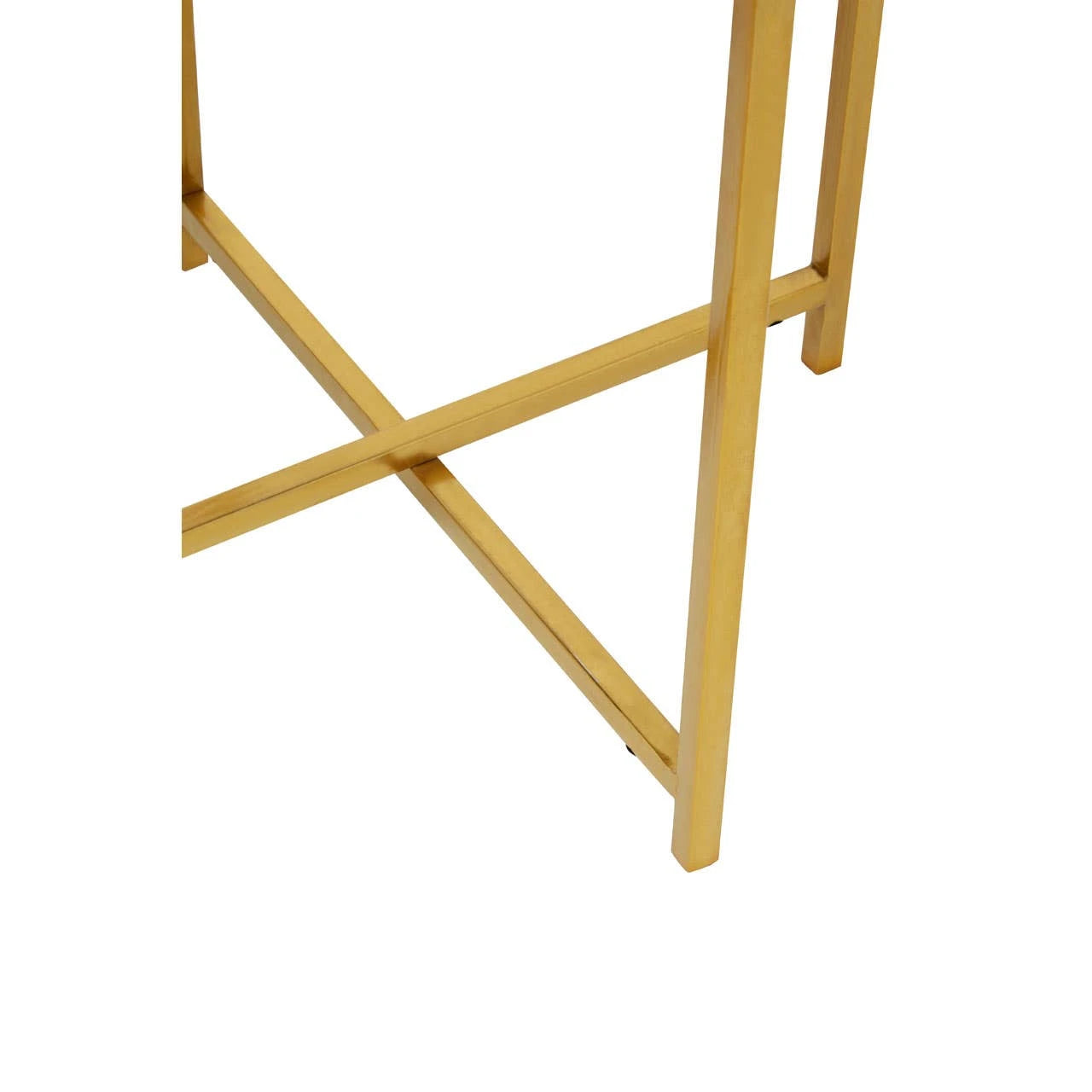 Enzo Set Of Two Black Wire And Gold Frame Side Tables
