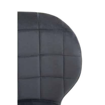 Warton Grey Velvet Dining Chair