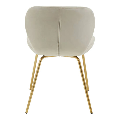 Warton Mink Velvet Dining Chair