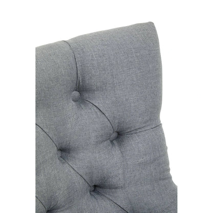 Anita Grey Fabric and Chrome Finish Base Home Office Chair