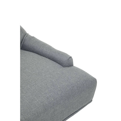Anita Grey Fabric and Chrome Finish Base Home Office Chair