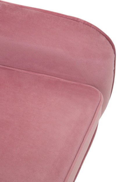Avery Pink Velvet Swivel Chair