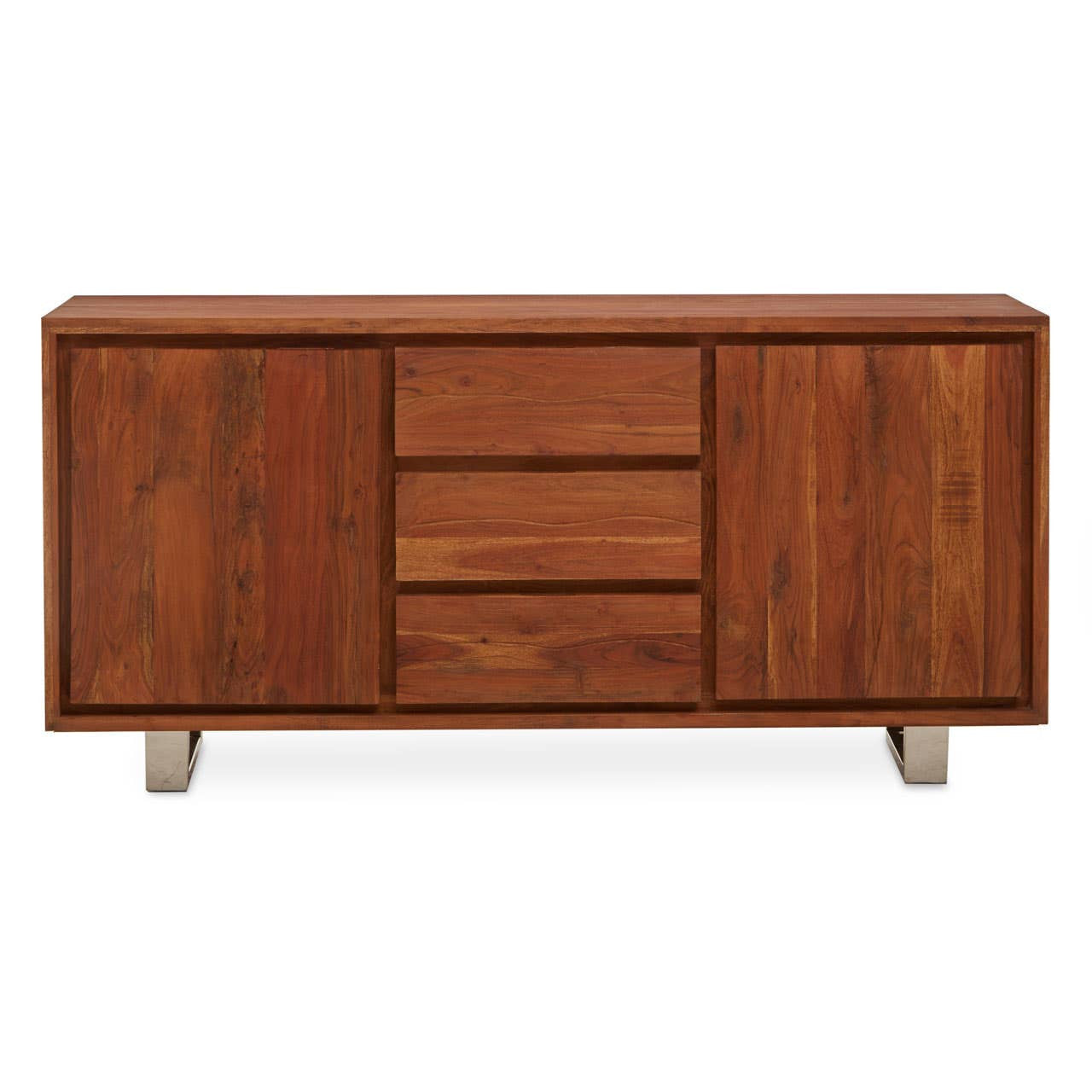 Simla Acacia Wood 2 Doors and 3 Drawers Sideboard