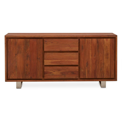 Simla Acacia Wood 2 Doors and 3 Drawers Sideboard