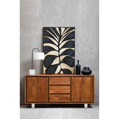 Simla Acacia Wood 2 Doors and 3 Drawers Sideboard