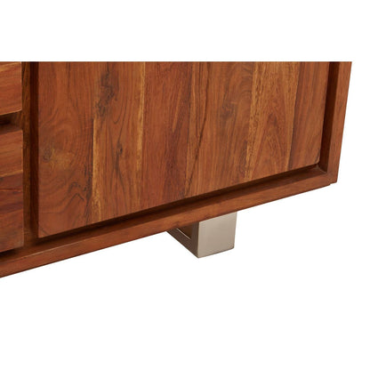 Simla Acacia Wood 2 Doors and 3 Drawers Sideboard