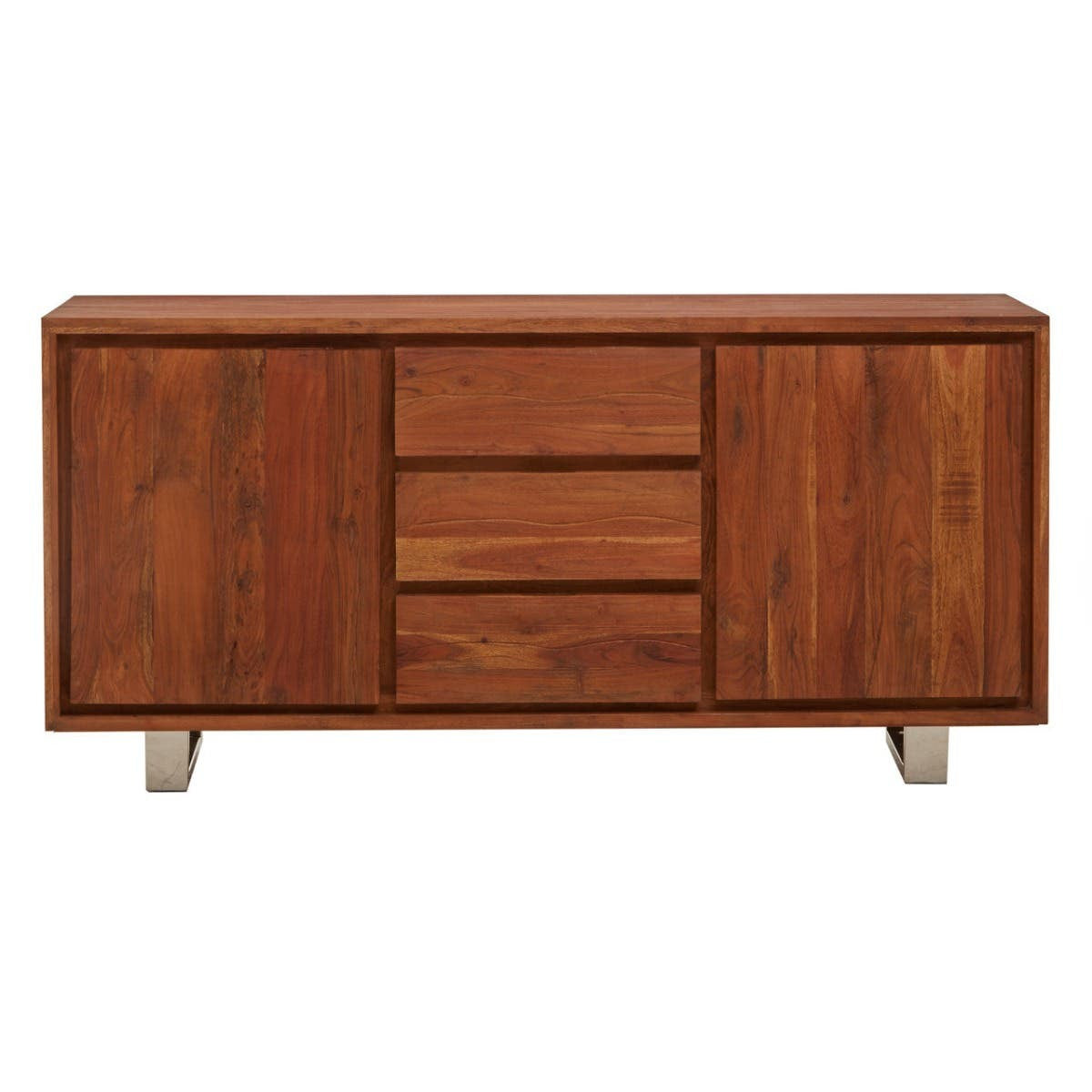 Simla Acacia Wood 2 Doors and 3 Drawers Sideboard