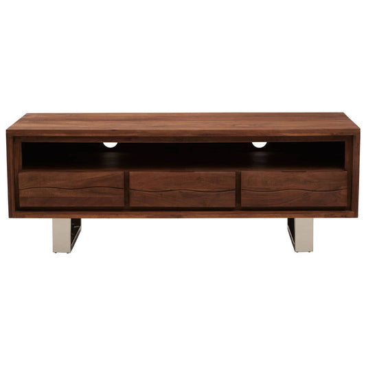 Simla Acacia Wood Media Unit