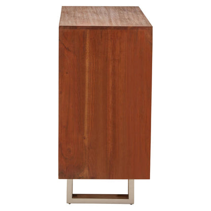 Simla Acacia Wood 1 Door and 3 Drawers Sideboard