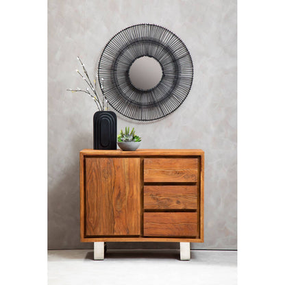 Simla Acacia Wood 1 Door and 3 Drawers Sideboard