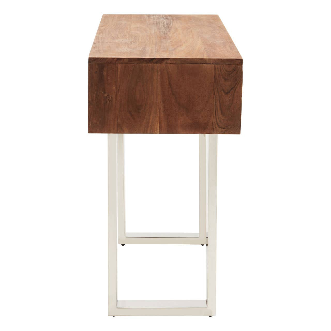 Simla Acacia Wood Two Drawer Console Table