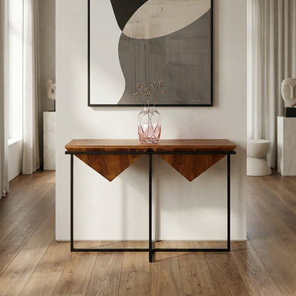 Shimla Acacia Pyramid Console Table