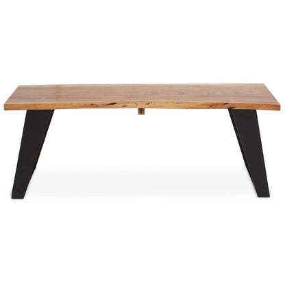 Surax Acacia Wood with Live Edge Coffee Table