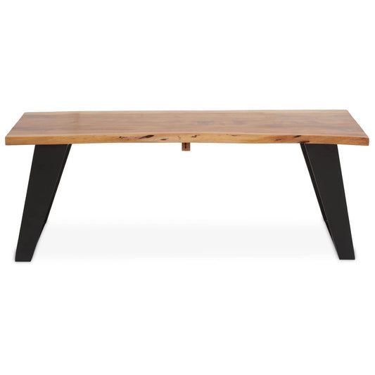 Surax Acacia Wood with Live Edge Coffee Table