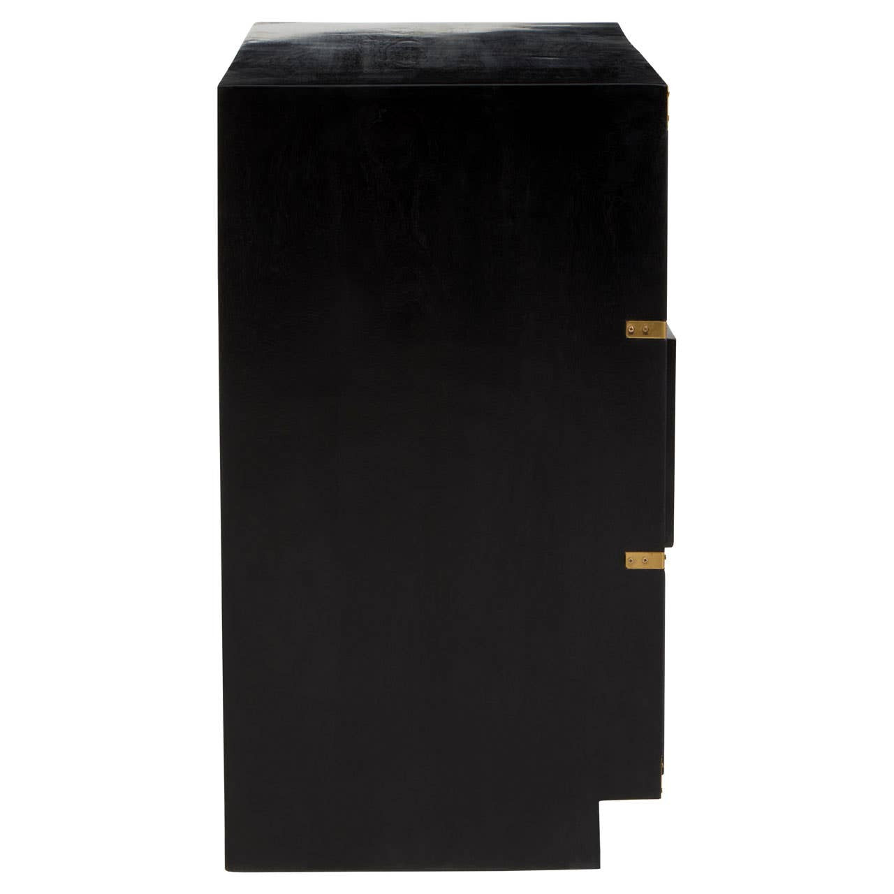 Sarter Seven Drawer Black Mango Wood Chest