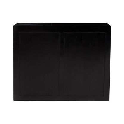 Sarter Seven Drawer Black Mango Wood Chest