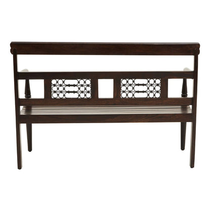 Srina Dark Sheesham Wood Bench