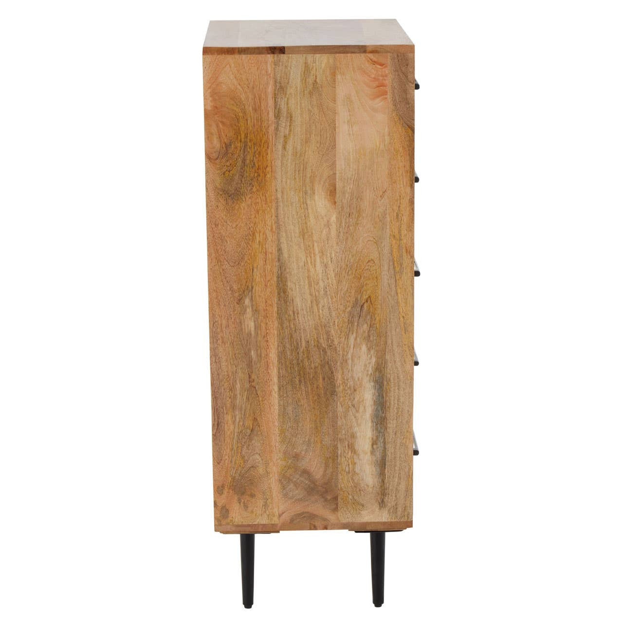 Boho Five Drawer Mango Wood Chest