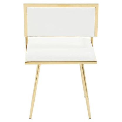 Azalea Ivory Faux Leather Dining Chair