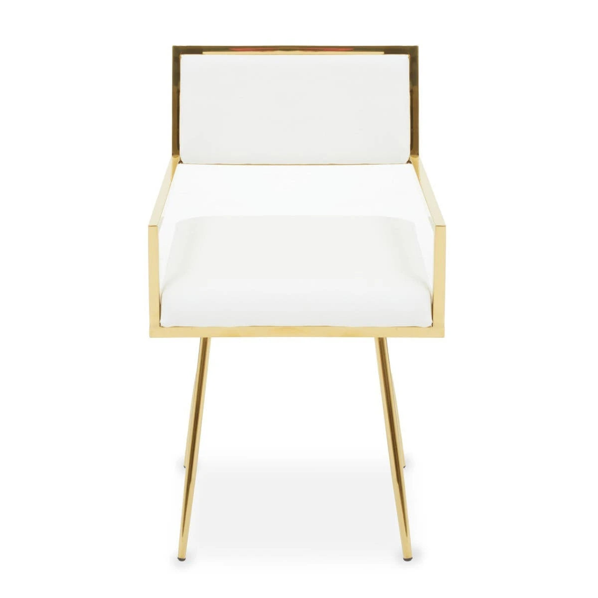 Azalea Ivory Faux Leather Dining Chair